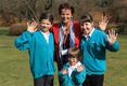 Guildford MP Anne Milton with Gosden House pupils