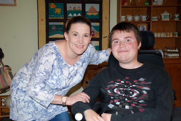 Sam Bailey at Guildford hospice