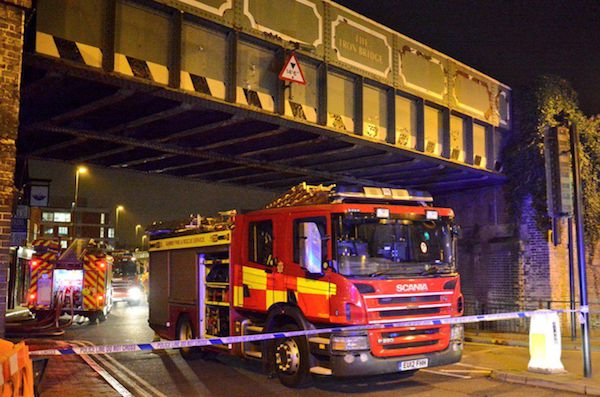 fire in staines