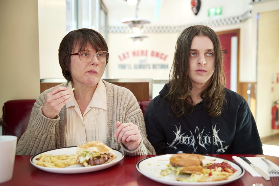 Monica Dolan (Sue) and Earl Cave (Daniel) in Simon Bird’s DAYS OF THE BAGNOLD SUMMER  Credit Rob Baker Ashton  copy.jpg