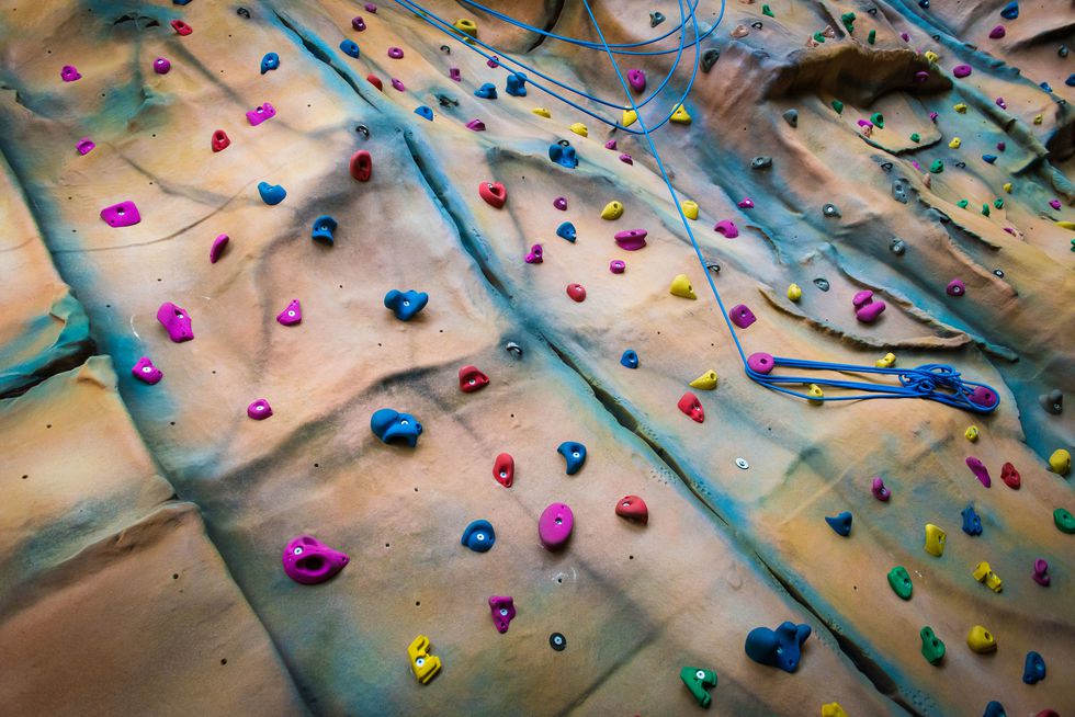 St John's Beaumont School Sports Hall Climbing Wall.jpg