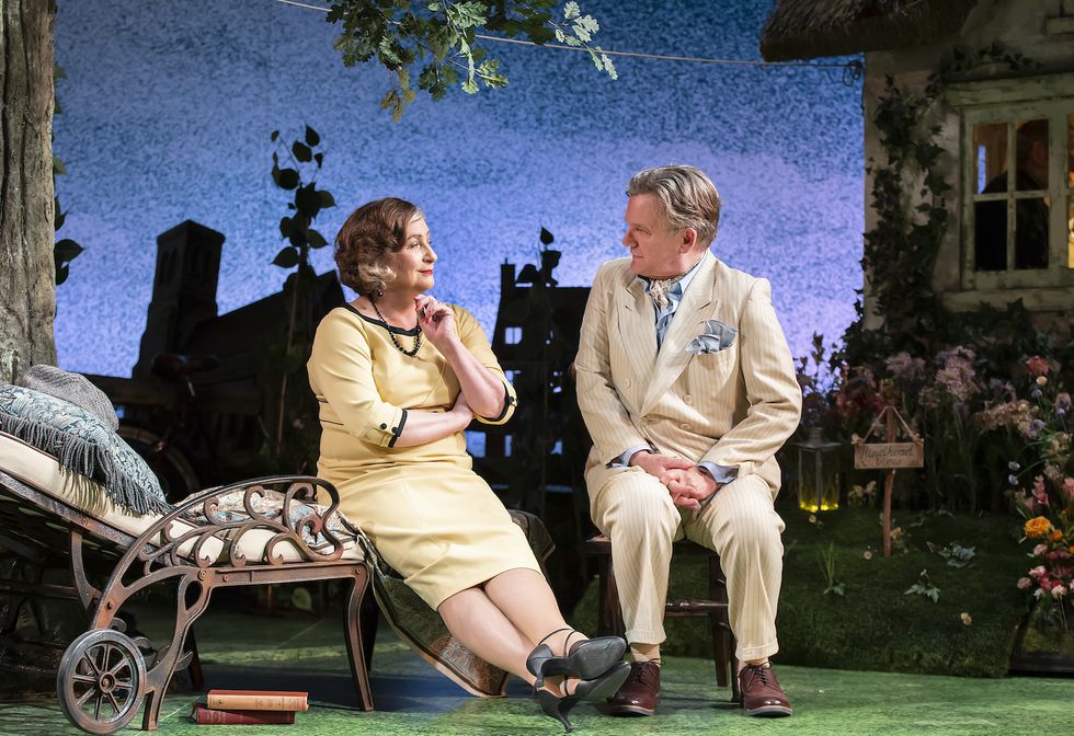 MRS WARREN'S PROFESSION - Caroline Quentin (Mrs Kitty Warren) & Simon Shepherd (Sir George Crofts) © Pamela Raith.jpg