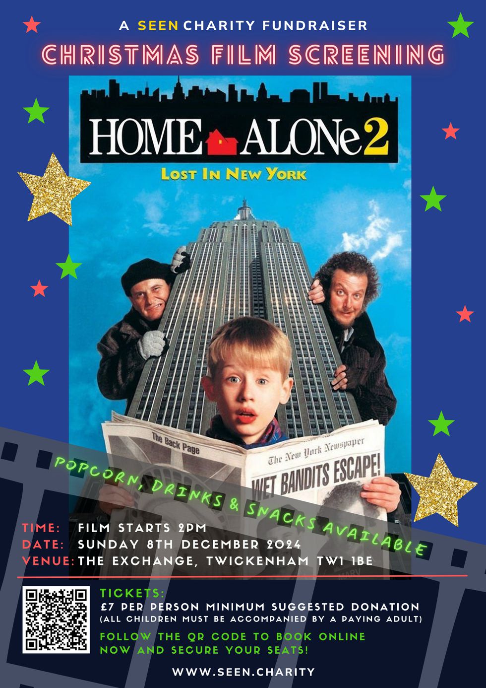 Home Alone 2 Christmas film screening 2024 - 1