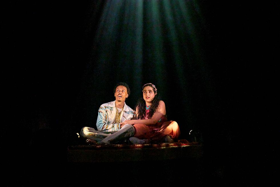 Andre Antonio (Aladdin) and Aleyna Mohanraj (Jasmin) - Aladdin - Lyric Hammersmith - Photo credit Manuel Harlan (262).jpg