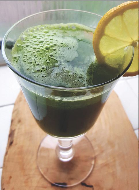 Green alkaline juice